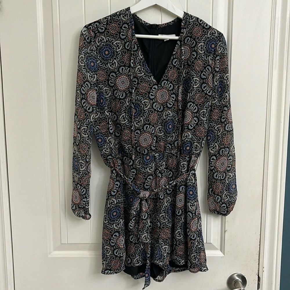 BB DAKOTA Paisley Shorts Romper